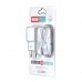 МЗП XO L73 EU 2.4A Single port charger with lightning cable Білий МЗП XO L73 EU 2.4A Single port charger with lightning cable Білий