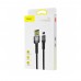 Кабель Baseus Cafule Cable ( special edition ) USB to Lightning 2.4A 1m Grey + Чорний