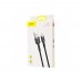 Кабель Baseus cafule Cable USB For Micro 2.4A 1M Сірий + Чорний