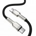 Кабель Baseus Cafule Series Metal Data Cable Type-C to Type-C 100W 1m Чорний