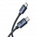 Кабель Baseus Crystal Shine Series Fast Charging Data Cable Type-C to Type-C 100W 1.2m Чорний