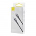 Кабель Baseus Glimmer Series Fast Charging Data Cable Type-C to Type-C 100W 1m Чорний