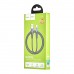 Кабель Hoco U121 Gold standard Transparent Discovery Edition charging data cable iP Чорний