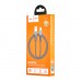Кабель Hoco U121 Gold standard Transparent Discovery Edition charging data cable Type-C Чорний