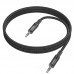 Кабель Hoco UPA27 Spirit transparent AUX audio cable Чорний