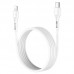 Кабель Hoco X55 Trendy PD charging data cable for Lightning Білий