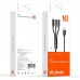 Кабель McDodo 3 in 1 USB-A to USB-C+Lightning+Micro USB Data Cable 1.2M CA-5790 Чорний