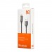 Кабель McDodo Auto Power Off Lightning Transparent Data Cable 1.2m CA-3140 Чорний