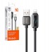 Кабель McDodo LED Display USB-A to Lightning Data Cable 1.2m Чорний