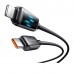 Кабель McDodo LED Display USB-C to Lightning 36W Data Cable 1.2m Чорний