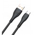 Кабель XO NB185 6A PD fast charger cable for type-c 1M Чорний