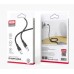 Кабель XO NB208B Liquid Silicone Data Type-c to Type-c 60W cable Чорний