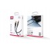 Кабель XO NB229 transparent design waven 2.4A Lighting usb cable Чорний