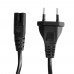 Кабель живлення C7 2pin для радіо (1,5m) Чорний
