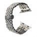 Ремінець Rolex Steel 5 Beads Apple Watch 42/44/45/46/49 mm Сріблястий