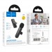 Мікрофон-петличка Hoco L20 Fair wireless microphone iP Чорний Мікрофон-петличка Hoco L20 Fair wireless microphone iP Чорний