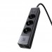 Мережевий фільтр McDodo 6-in-1 30W GaN Surge Protection Power Strip (EU) Чорний