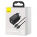 Адаптер сетевой BASEUS Type-C to Type-C cable Super Si Quick Charger |1Type-C, 3A/25W, PD/QC| (TZCCSUP-L02)