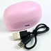 Наушники беспроводные HOCO EW57 Auspicious clip-on true wireless BT 5.3 headset до 11 часов розовые