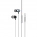 Наушники HOCO Power metal universal earphones with microphone M122