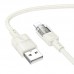 Кабель HOCO Lightning Spirit transparent charging data cable U129 |2.4A, 1.2M|