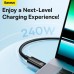 Кабель Baseus Tungsten Gold Fast Charging Data Cable Type-C to Type-C |240W, PD3.1, 1m|