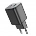 Адаптер сетевой Hoco Almighty charger N41 |1USB/1Type-C, 20W/3A, PD/QC|