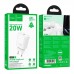 Адаптер сетевой HOCO Gentle single port charger N60 |1Type-C, 20W/3A, PD/QC|