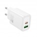 Адаптер сетевой HOCO Gentle charger N61 |1USB/1Type-C, 20W/3A, PD/QC|