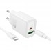 Адаптер сетевой HOCO Gentle charger N61 (Type-C to Type-C set) |1USB/1Type-C, 20W/3A, PD/QC|