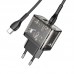 Адаптер сетевой HOCO Type-C to Type-C cable Dazzling dual-port N34 |1USB/1Type-C, 20W/3A, PD/QC|