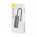 HUB адаптер Baseus UltraJoy Series 5-Port HUB Docking Station |Type-C to HDMI4K@30Hz*1+USB 3.0*4|