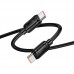 Кабель HOCO Type-C to Type-C Surpass fast charging data cable X115 |1m, 240W/5A|