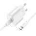 Адаптер сетевой HOCO Type-C to Type-C Fighter single port charger set C109A |1Type-C, 3A/20W, PD/QC|