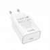 Адаптер сетевой HOCO Benefit single port charger C143A |1Type-C, 3A/20W, PD/QC|
