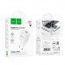 Адаптер сетевой HOCO Charm charger C147A |1USB/1Type-C, 20W/3A, PD/QC|