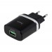 Мережевий зарядний пристрій HOCO C12Q Smart QC3. 0 charger 18W чорний