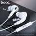Навушники HOCO M101 Pro Crystal sound wire-controlled earphones with microphone білий