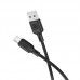 Кабель BOROFONE BX113 Lenny silicone charging data cable Type-C(L=1M) чорний