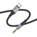 Аудiокабель HOCO UPA26 Fresh digital audio conversion cable Type-C чорний