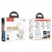 Бездротові навушники HOCO EQ20 Rhyme true wireless ANC+ENC noise Reduction BT headset білий