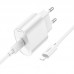 Набор - зарядное устройство с кабелем HOCO C109A Fighter single port PD20W charger set (C to iP) белый
