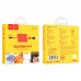 Кабель HOCO X21 USB to Lightning 2A 1m silicone + TPE черный+ красный