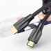 Кабель Vention Cotton Braided 8K HDMI-HDMI v2. 1 Cable 1M чорний (AAUBF)