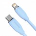 Кабель Baseus Jelly Liquid Silica Gel Fast Charging Data Cable Type-C to iP 20W 2m блакитний