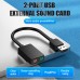 Адаптер Vention 2-port USB External Sound Card 0. 15M чорний (CDYB0)