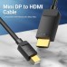 Кабель Vention 4K Mini DisplayPort to HDMI Cable 1. 5M чорний (HAHBG) Кабель Vention 4K Mini DisplayPort to HDMI Cable 1. 5M чорний (HAHBG)