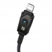 Кабель Baseus Unbreakable Series Fast Charging Data Cable Type-C to iP 20W 2m Cluster чорний