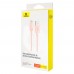 Кабель Baseus Habitat Series Fast Charging Cable USB to iP 2. 4A 2m Wheatpink