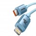 Кабель Baseus Gem Fast-Charging Data Cable USB-C to iP 20W 2m Galaxy блакитний